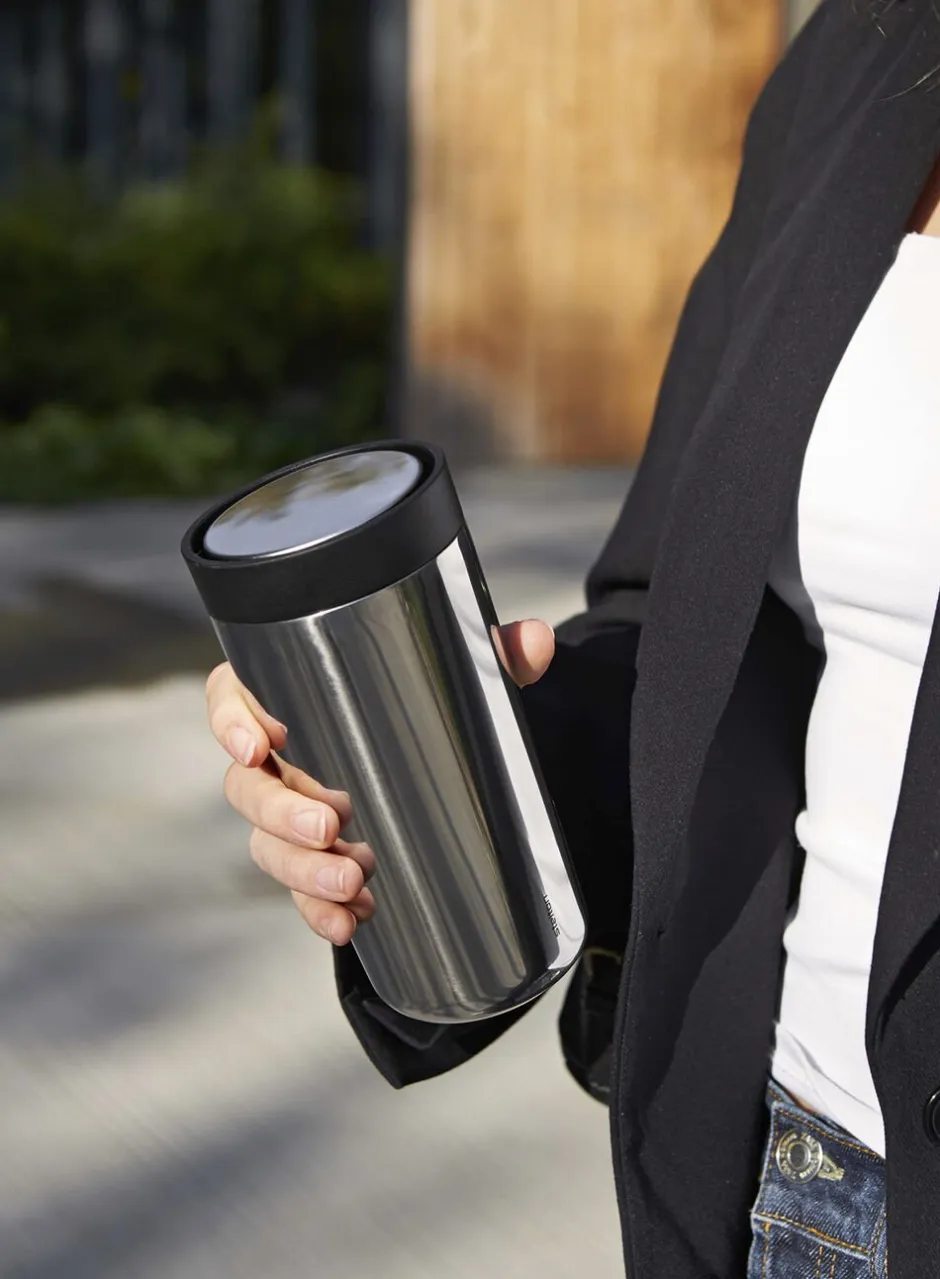Kaffe & Te<Stelton To Go Click termokop 0,4 l, steel