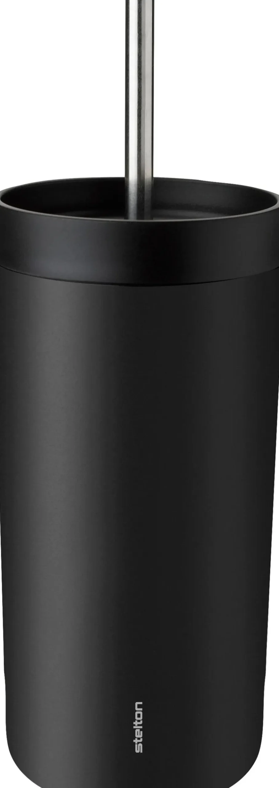Kaffe & Te<Stelton To Go Sip termokop med sugerør 0.4 l. soft black