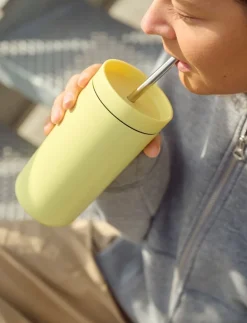 Kaffe & Te<Stelton To Go Sip termokop med sugerør 0.4 l. Laevis