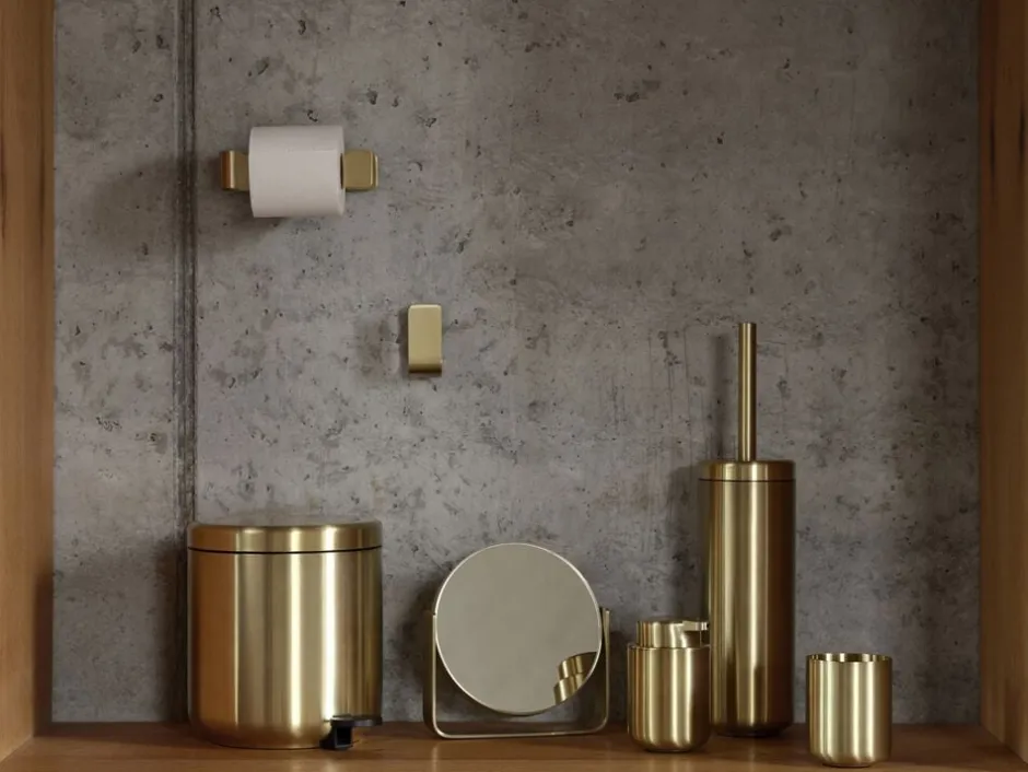 Badeværelsestilbehør<Zone Toiletrulleholder Ume Brass finish