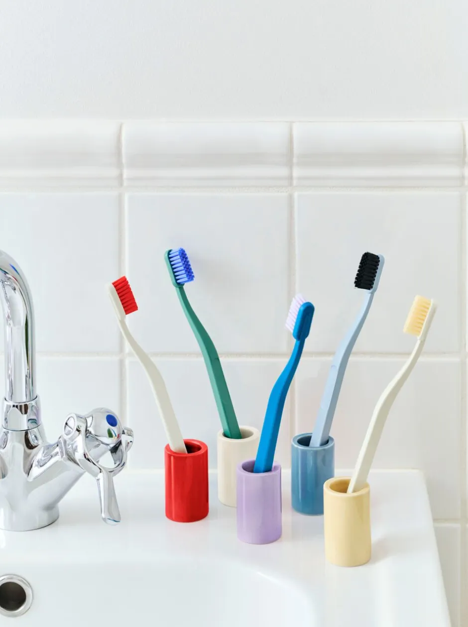 Badeværelsestilbehør<Hay Toothbrush Holder-Off-white