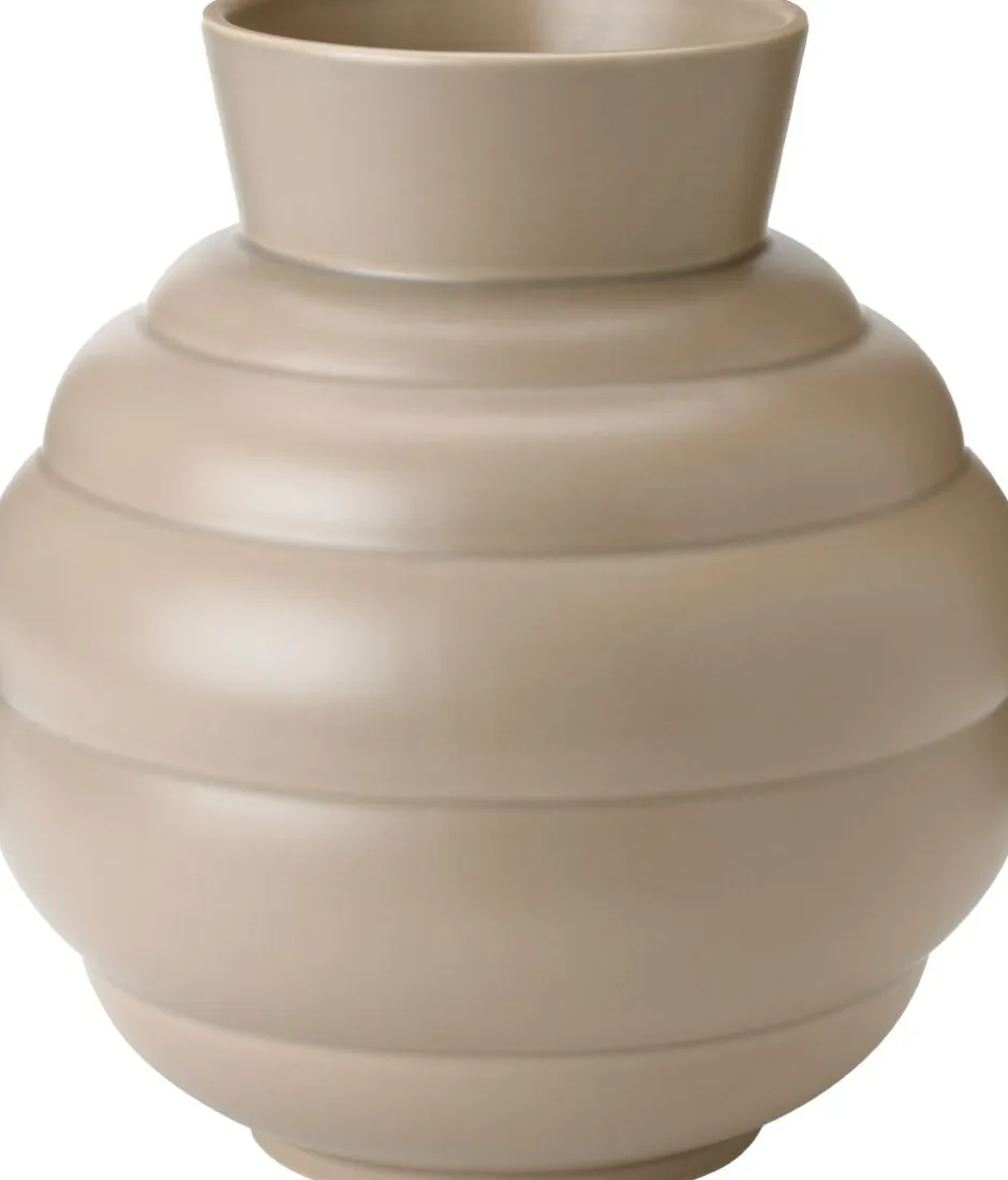 Vaser & Urtepotteskjulere<Knabstrup Keramik Tortus Archie vase No3 H 26. 5 cm dark sand