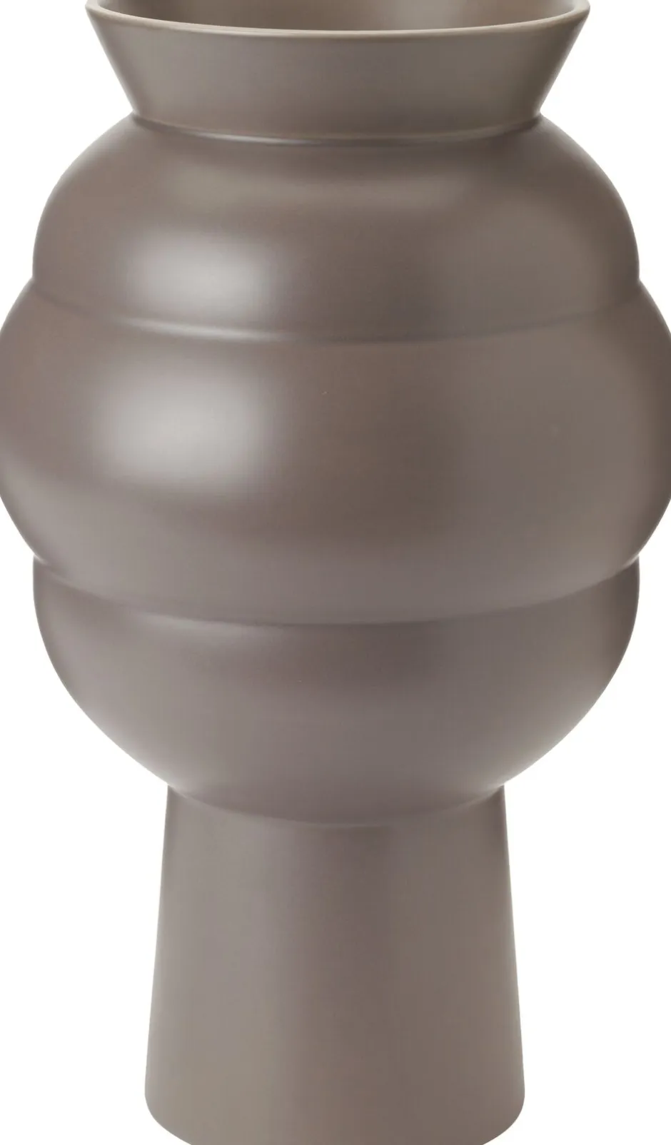 Vaser & Urtepotteskjulere<Knabstrup Keramik Tortus Archie vase No4 H 37 cm dark grey