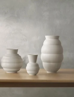 Vaser & Urtepotteskjulere<Knabstrup Keramik Tortus Archie vase No5 white
