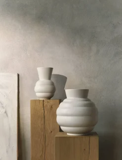 Vaser & Urtepotteskjulere<Knabstrup Keramik Tortus Archie vase No1 white