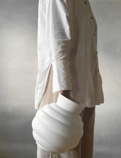 Vaser & Urtepotteskjulere<Knabstrup Keramik Tortus Archie vase No3 white