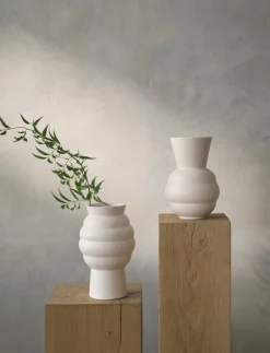 Vaser & Urtepotteskjulere<Knabstrup Keramik Tortus Archie vase No2 white