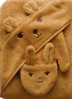 Håndklæder<Fabelab Towel - Bear Wood thrush