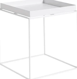 Møbler<Hay Tray Table-Medium L40 x W40 x H44-W White