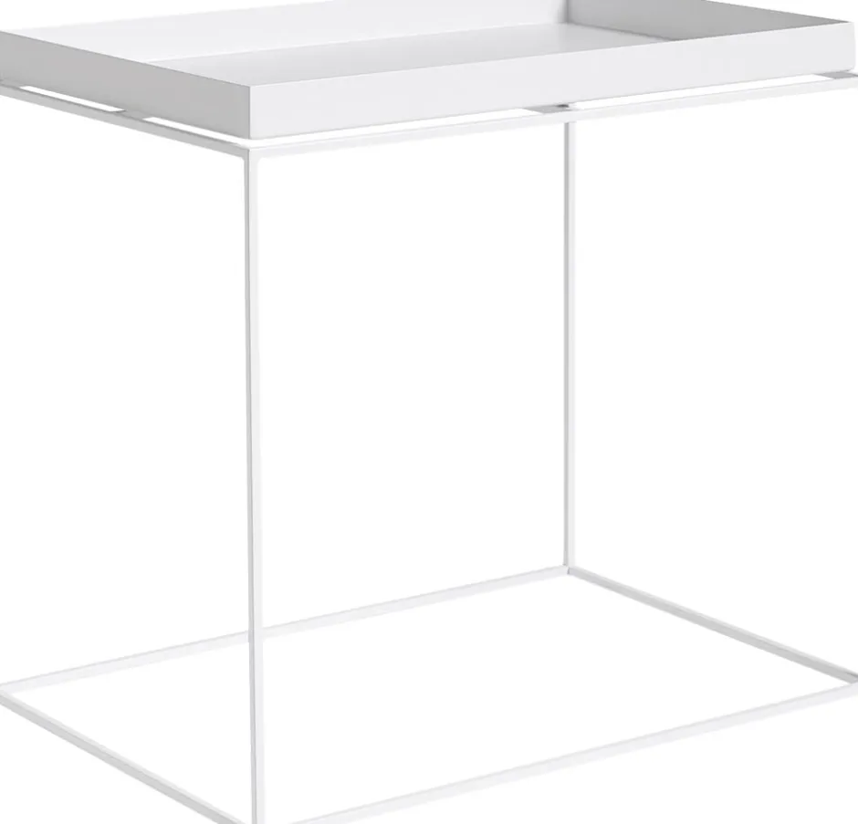 Møbler<Hay Tray Table-Medium L40 x W40 x H44-W White