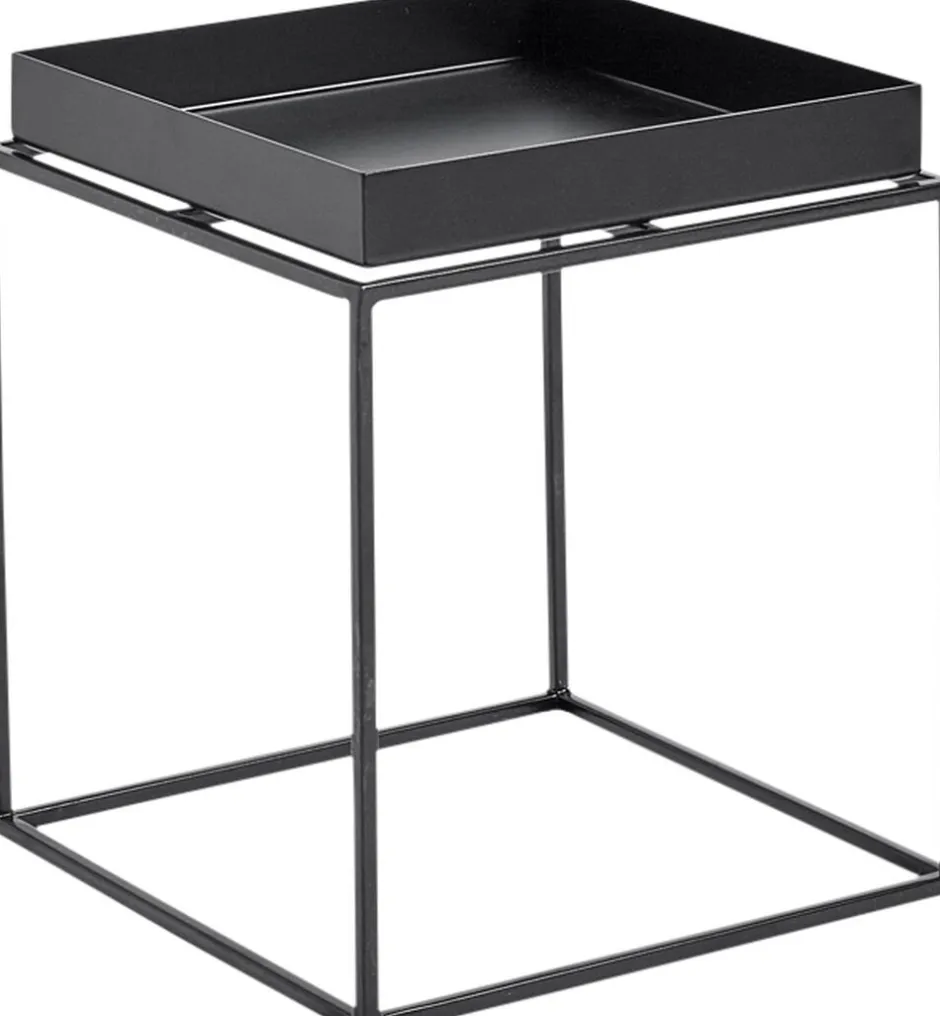 Møbler<Hay Tray Table-Small L30 x W30 x H34-Bl Black