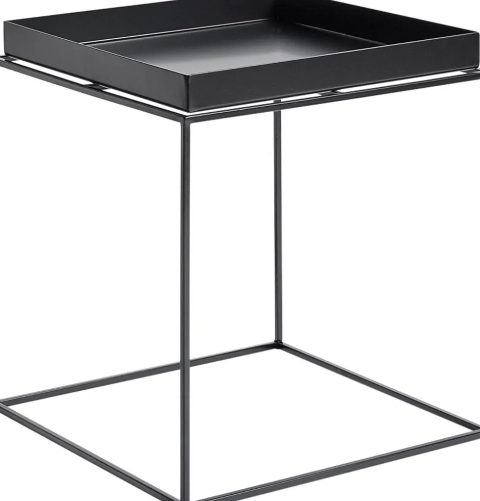 Møbler<Hay Tray Table-Small L30 x W30 x H34-Bl Black