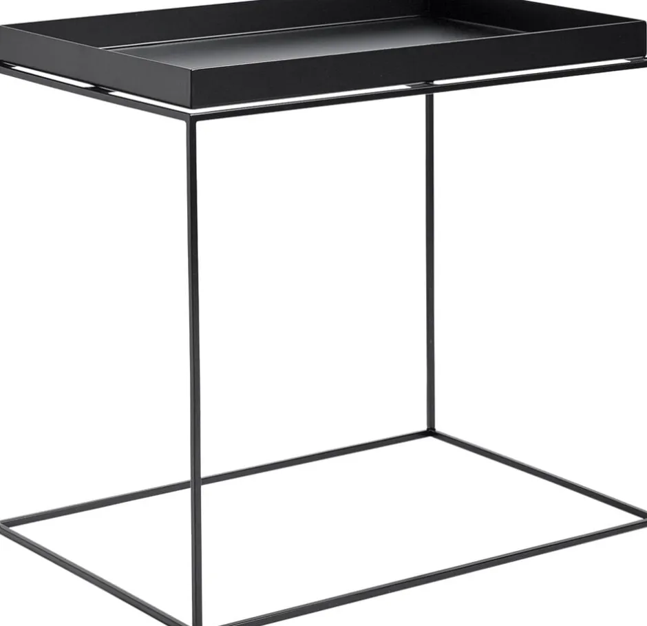 Møbler<Hay Tray Table-Small L30 x W30 x H34-Bl Black
