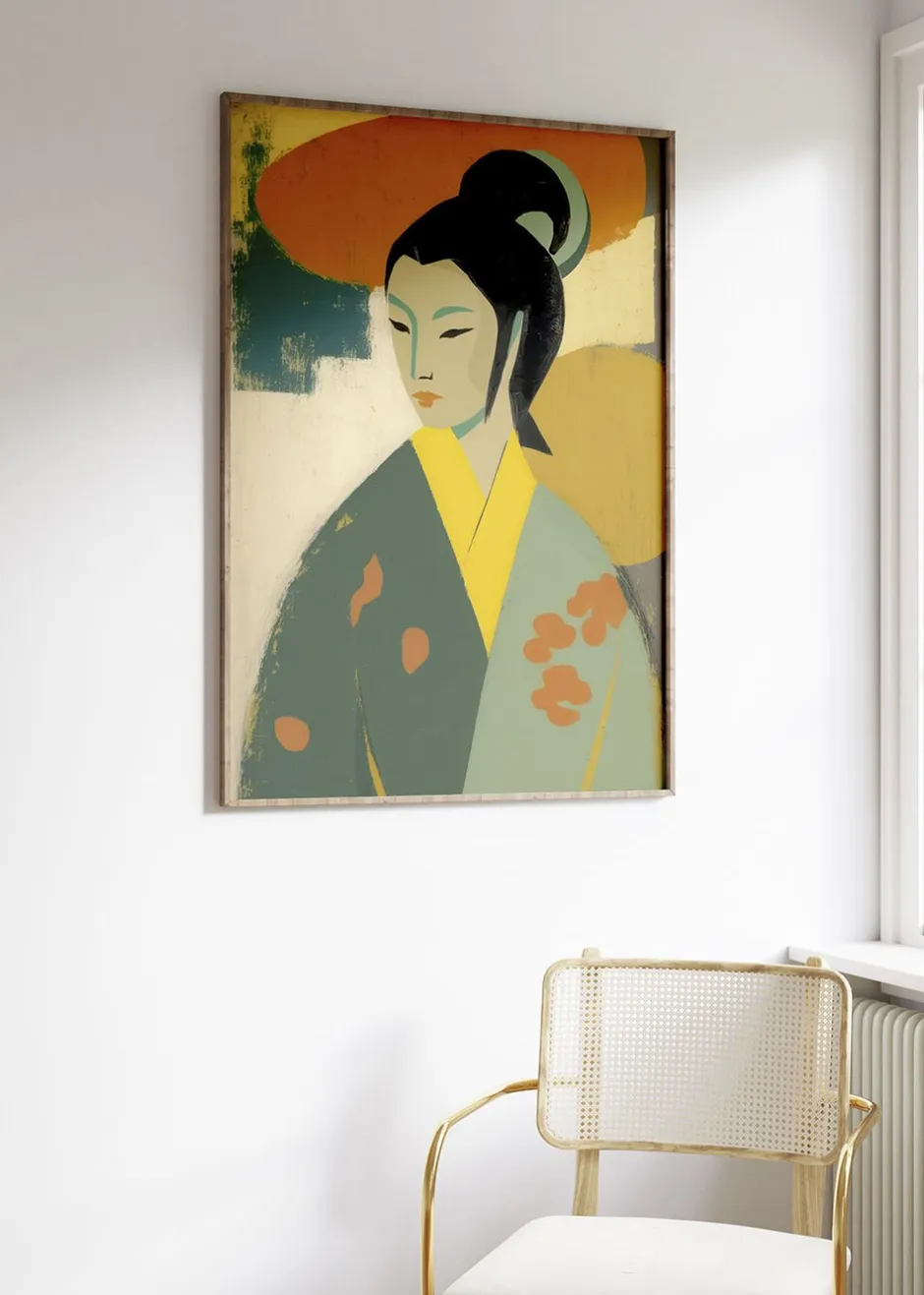 Plakater & Rammer<Poster & Frame Treechild - Geisha Flerfarvet