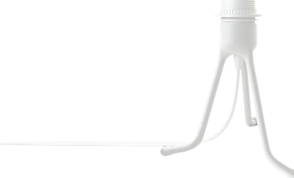 Bordlamper<UMAGE Tripod Base matt white H 18,6 cm
