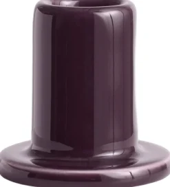 Lys & Lysestager<Hay Tube Candleholder-Small-Bordeaux