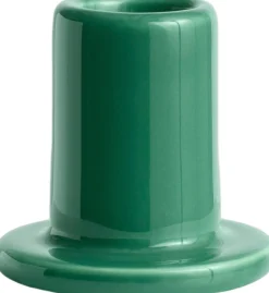 Lys & Lysestager<Hay Tube Candleholder-Small-Green