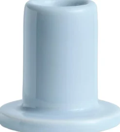 Lys & Lysestager<Hay Tube Candleholder-Small-Pale blue