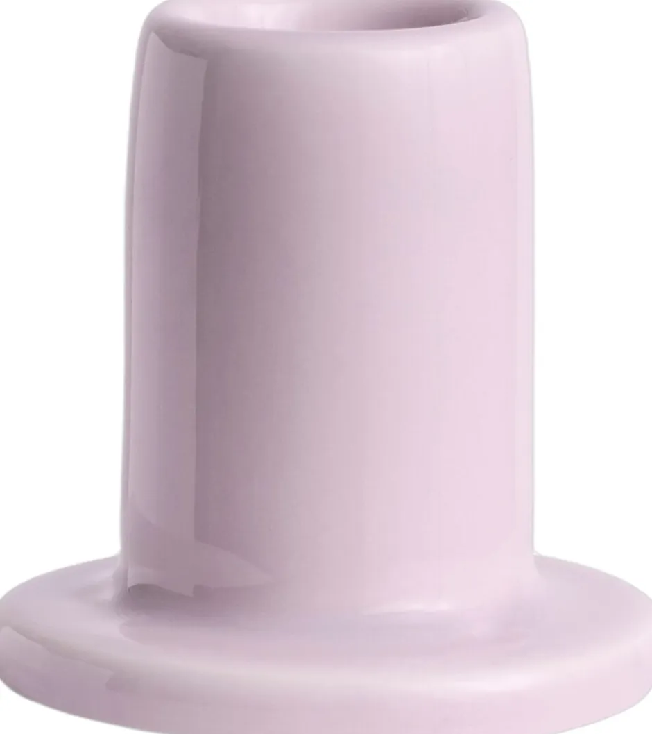 Lys & Lysestager<Hay Tube Candleholder-Small-Pale pink