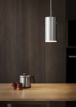 Pendler<Moebe Tube Pendant, Brushed Aluminium, Large