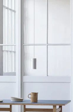 Pendler<Moebe Tube Pendant, Brushed Aluminium, Large