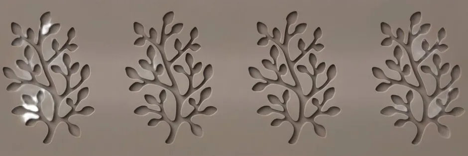 Bageartikler<Blomsterberg Tuileform Gren Latte Silikone