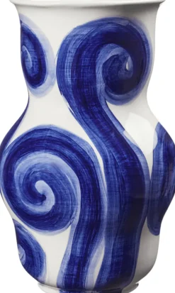 Vaser & Urtepotteskjulere<Kähler Tulle Vase H22. 5 cm blå