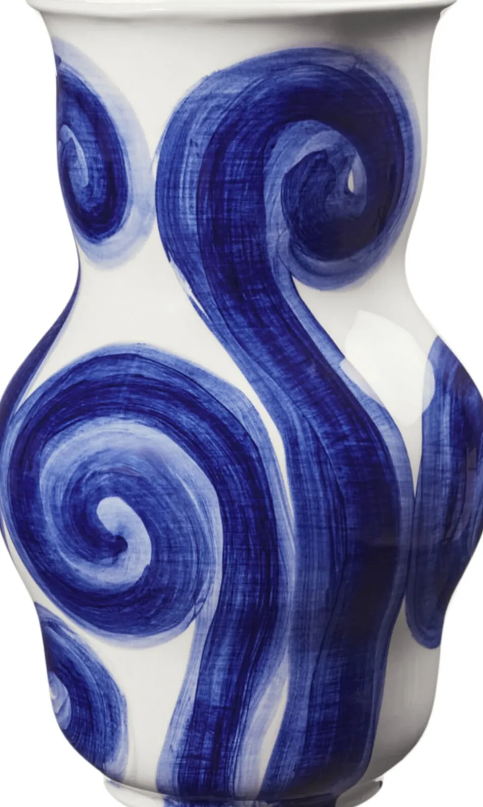 Vaser & Urtepotteskjulere<Kähler Tulle Vase H22. 5 cm blå