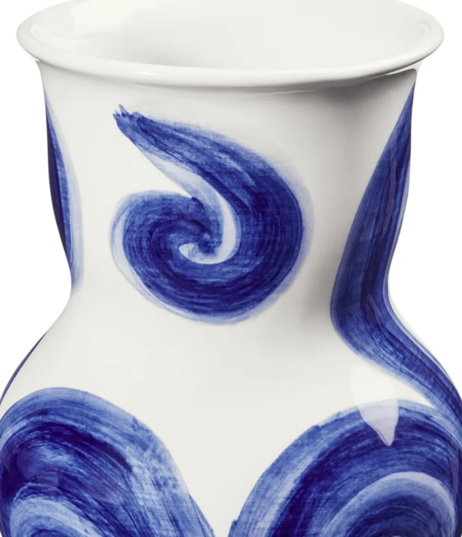 Vaser & Urtepotteskjulere<Kähler Tulle Vase H22. 5 cm blå