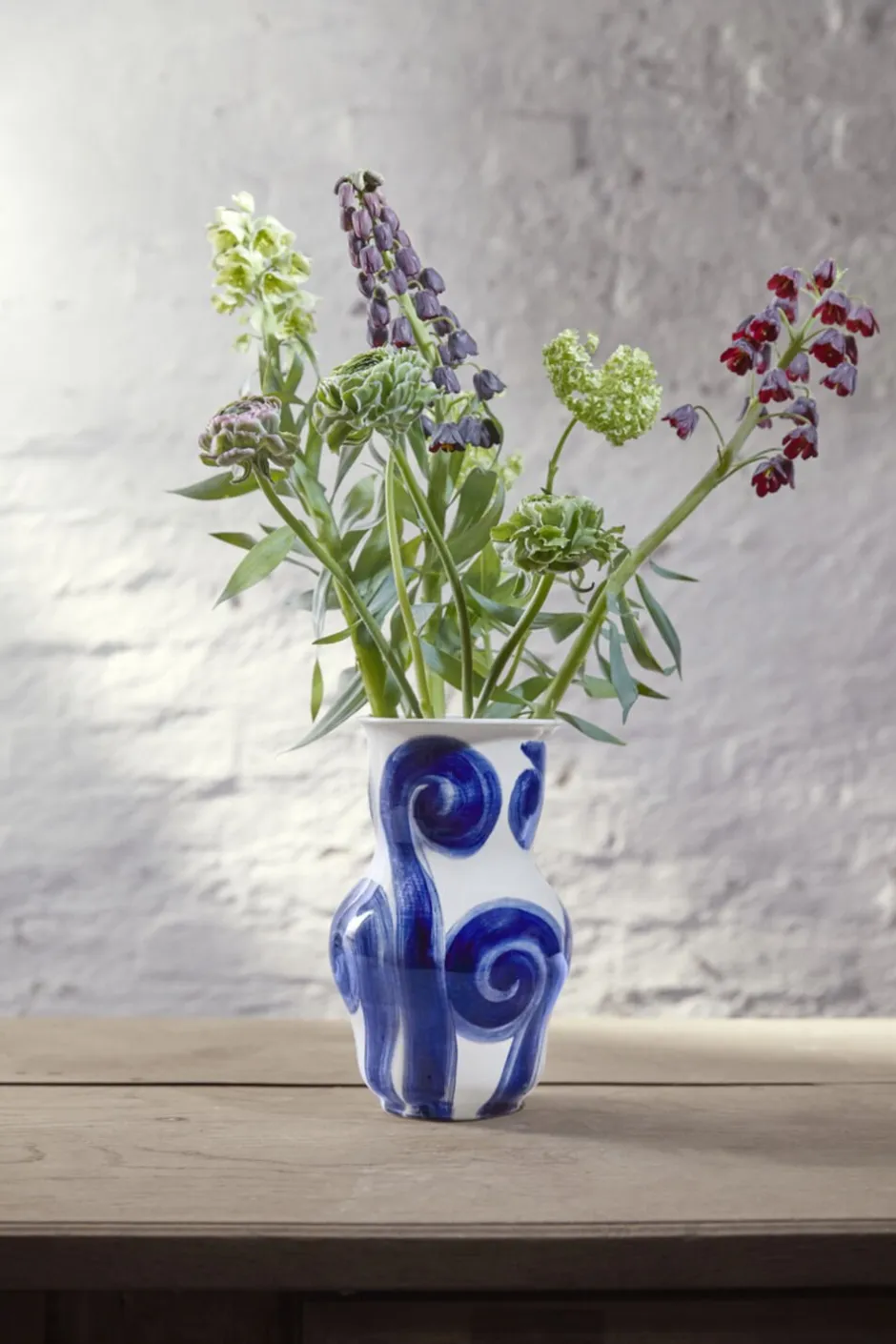 Vaser & Urtepotteskjulere<Kähler Tulle Vase H22. 5 cm blå