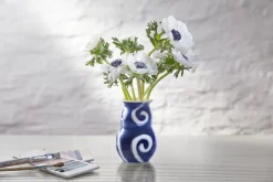 Vaser & Urtepotteskjulere<Kähler Tulle Vase H13 cm blå
