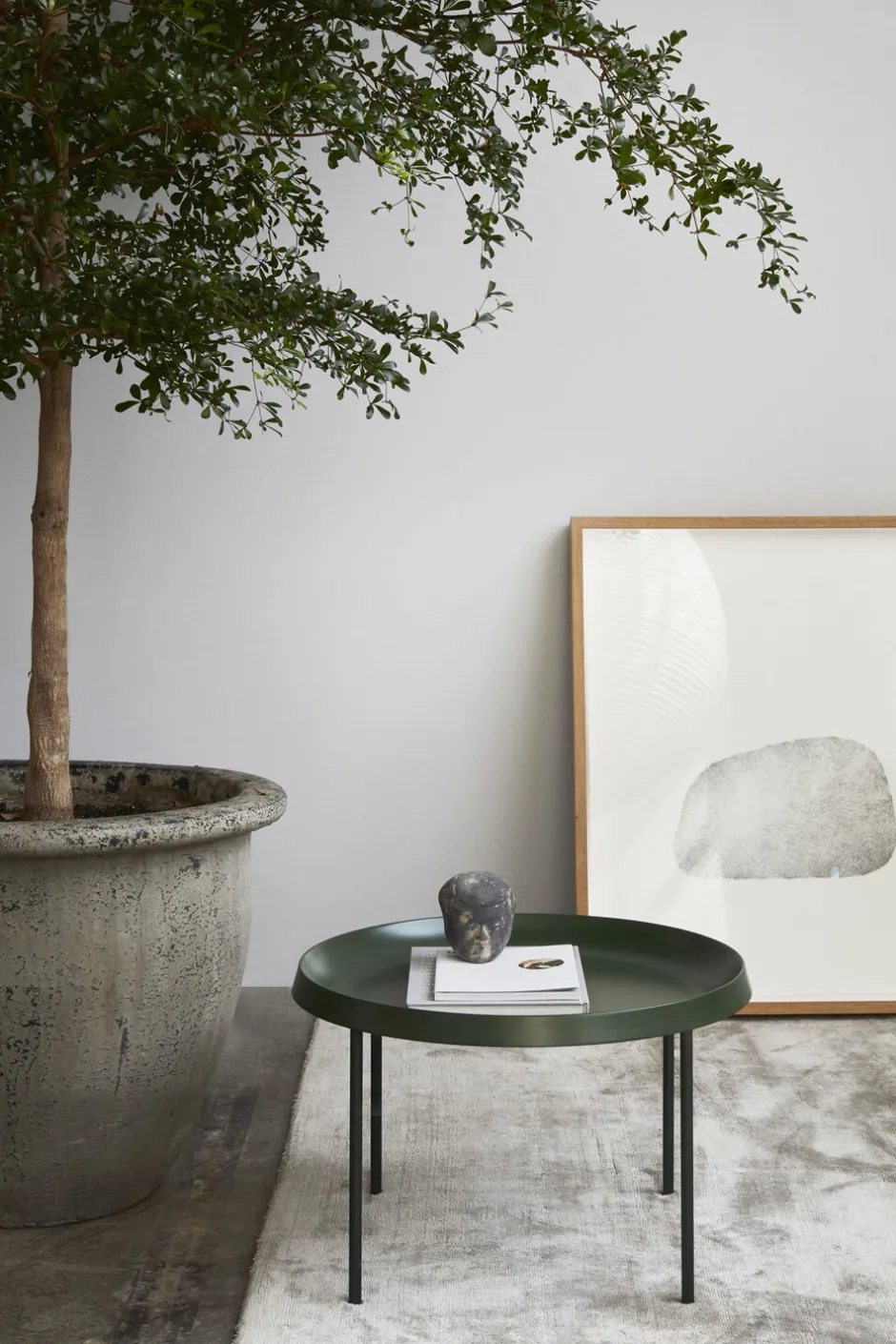 Møbler<Hay Tulou Dark moss powder coated steel
