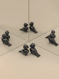Figurer & Skulpturer<Kay Bojesen Turtelduer sort 1 par