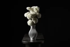 Vaser & Urtepotteskjulere<Kähler Twist Vase H25 cm hvid porcelæn