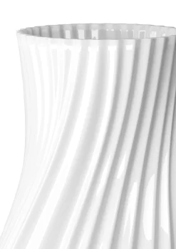 Vaser & Urtepotteskjulere<Kähler Twist Vase H31 cm hvid porcelæn