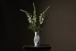 Vaser & Urtepotteskjulere<Kähler Twist Vase H31 cm hvid porcelæn
