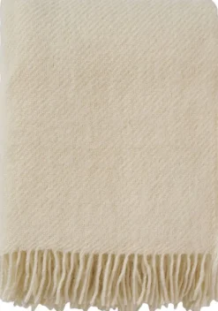 Plaider<Klippan Uldplaid Bornholm Off-white