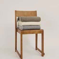 Plaider<Klippan Uldplaid Bornholm Off-white
