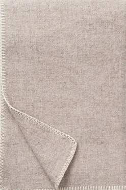 Plaider<Klippan Uldplaid Unni beige