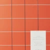 Kontorartikler<Notem UMA Flat Lay Notebook - Large, Orange check