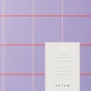 Kontorartikler<Notem UMA Flat Lay Notebook - Medium, Lavender check