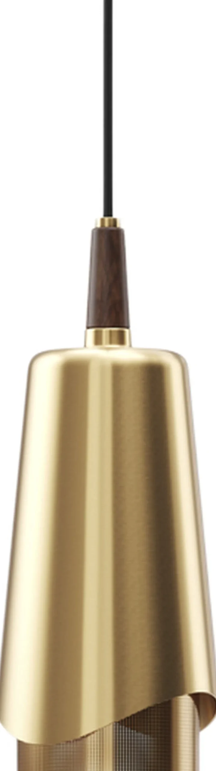 Pendler<Audo Copenhagen Umanoff, Pendant, Brass, Walnut