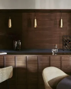 Pendler<Audo Copenhagen Umanoff, Pendant, Brass, Walnut