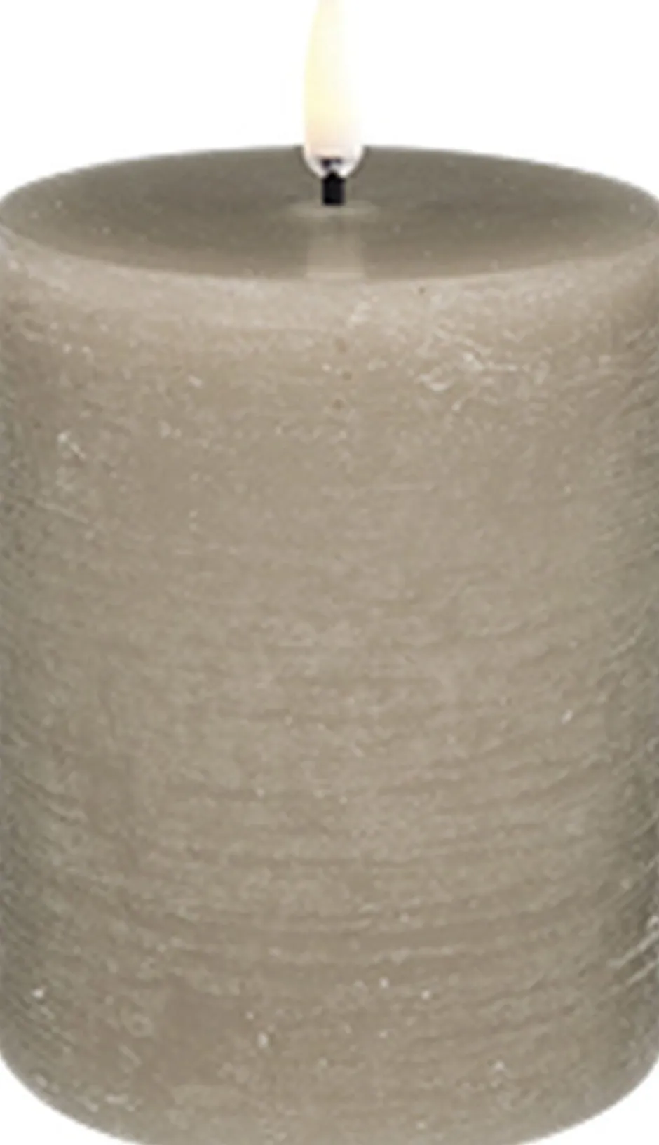 Elektriske Julelys<Uyuni LIGHTING - Pillar LED Candle - Sandstone - 7,8 x 10,1