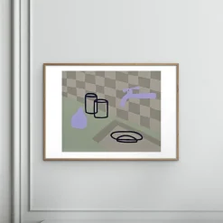 Plakater & Rammer<Poster & Frame Valeryia van der Meer - Quiet Morning in the Kitchen Flerfarvet