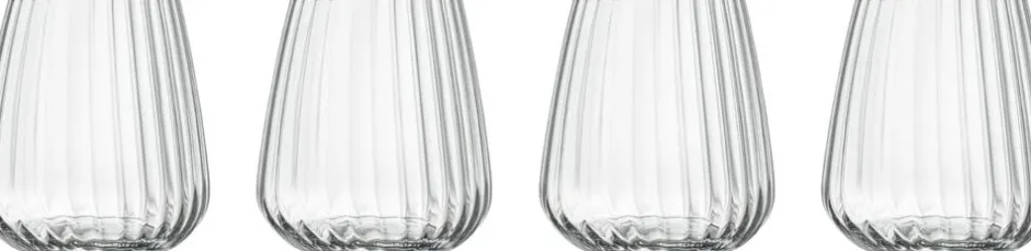 Glas<Luigi Bormioli Vandglas Optica 45 cl 4 stk.
