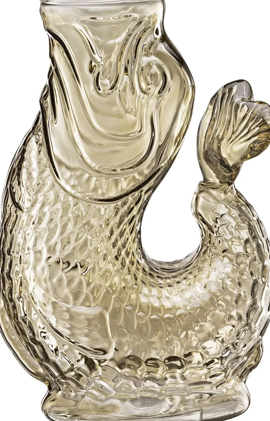 Karafler & Kander<CILIO Vandkaraffel fisk, beige, glas, NEMO