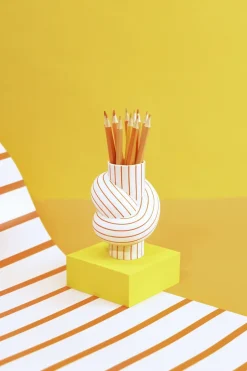 Vaser & Urtepotteskjulere<Rosenthal Vase 12cm, Mango, Node Stripes