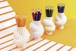 Vaser & Urtepotteskjulere<Rosenthal Vase 12cm, Mango, Node Stripes