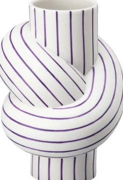 Vaser & Urtepotteskjulere<Rosenthal Vase 12cm, Plum, Node Stripes